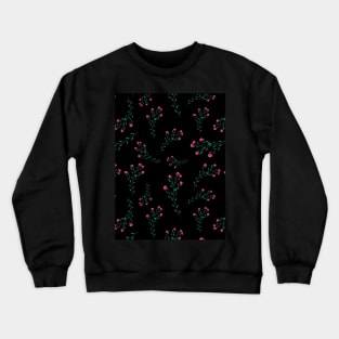 Pink Berries Patterns Crewneck Sweatshirt